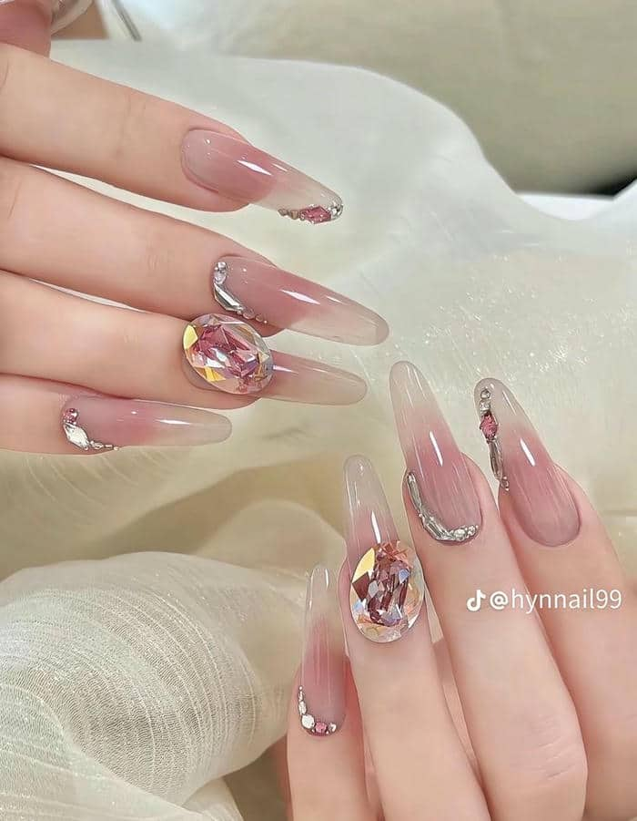 nail hồng thạch