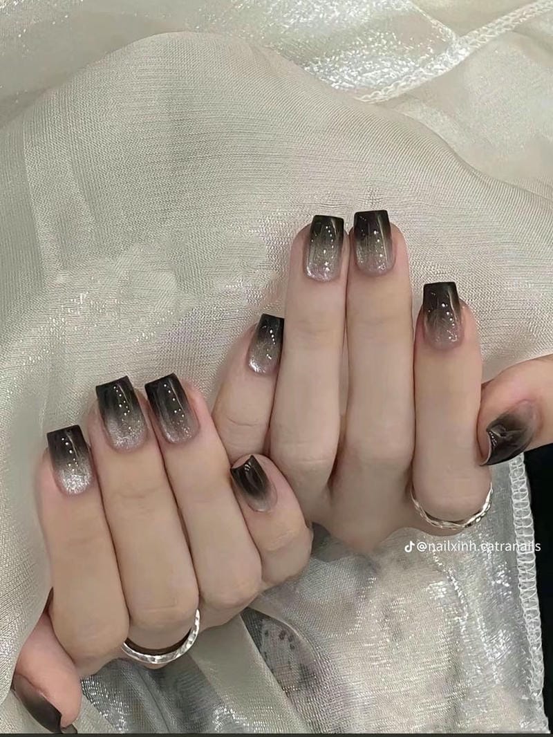 nail mắt mèo đơn giản