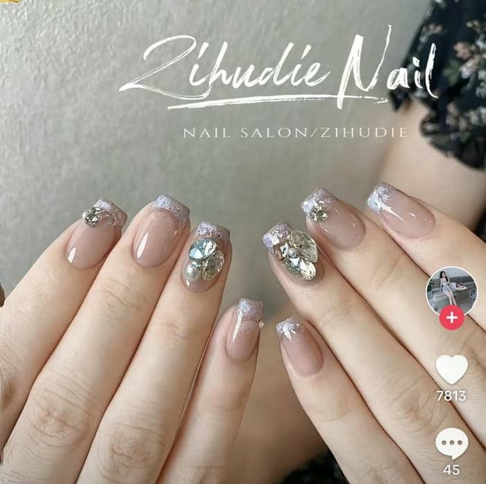 nail ngắn nhẹ nhàng