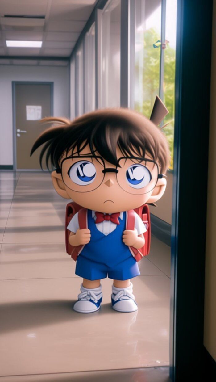 conan chibi ảnh conan cute