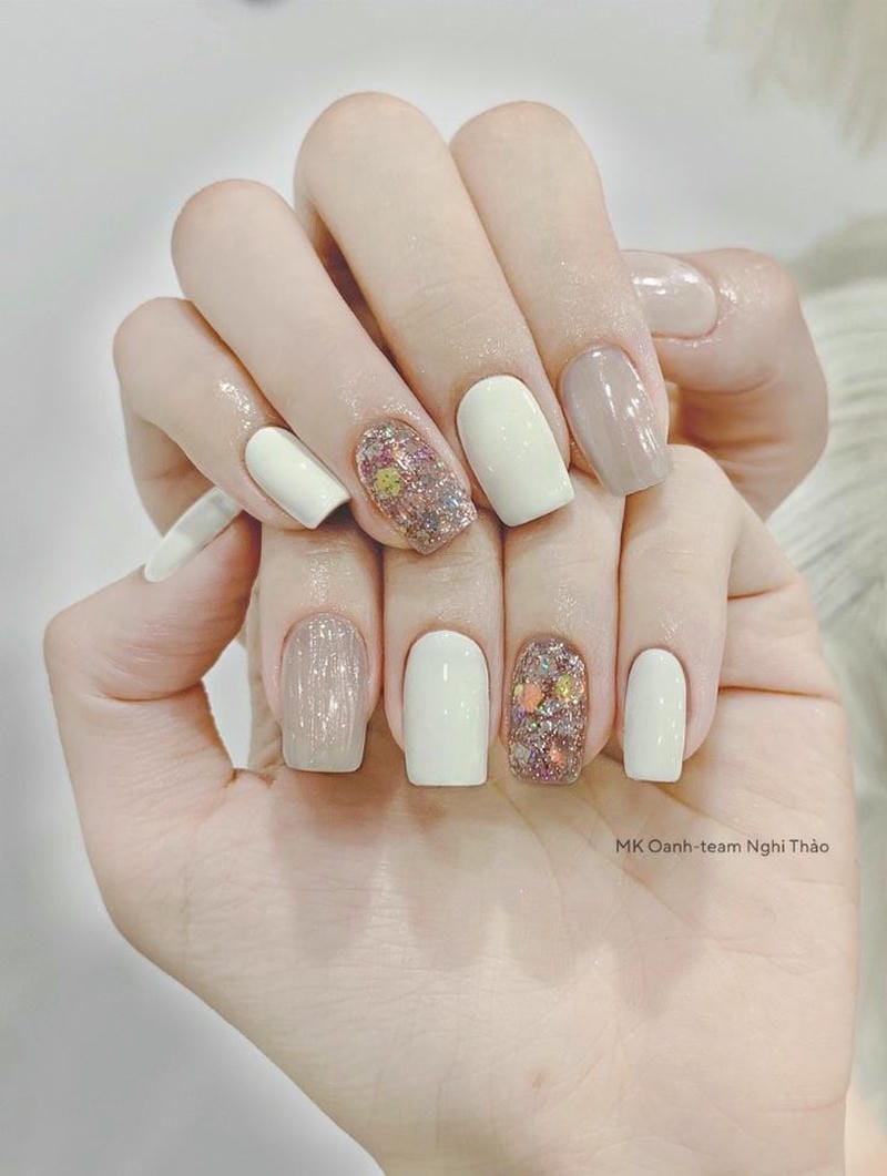 Mẫu nail nhẹ nhàng