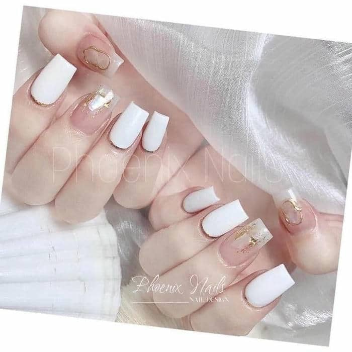 nail móng ngắn đơn giản