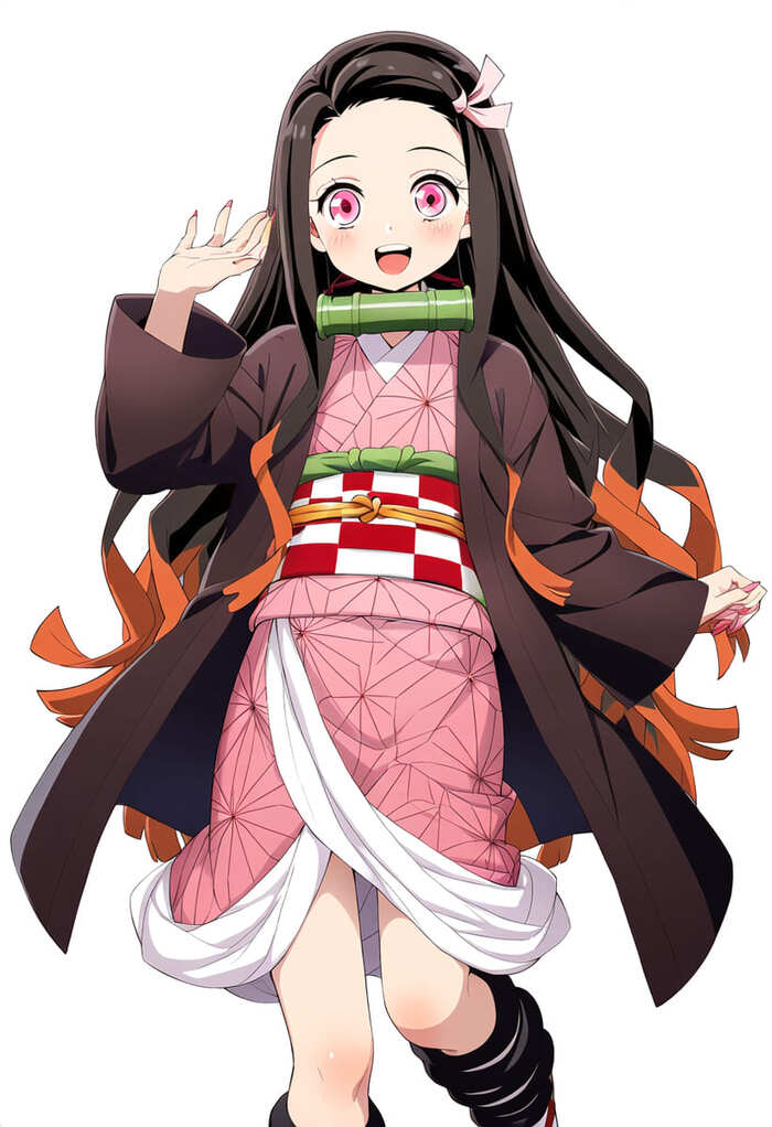 ảnh anime nezuko dễ thương đẹp