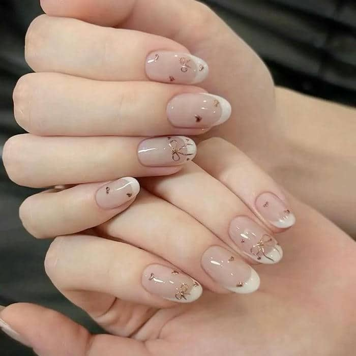 kiểu nail cho móng ngắn