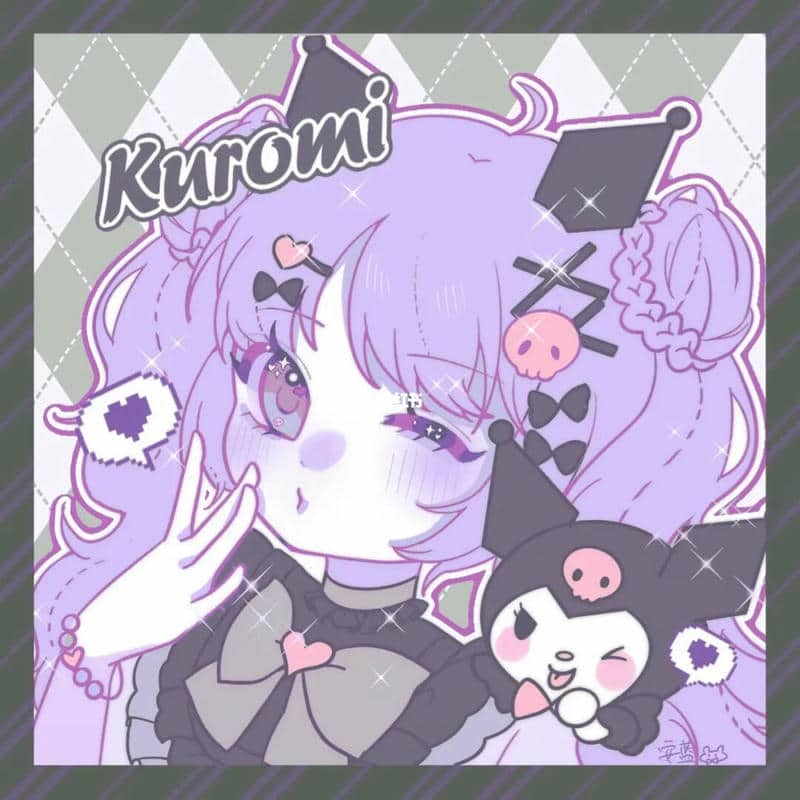 ảnh tô màu kuromi