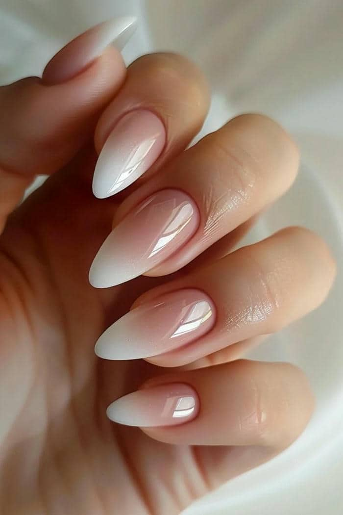 mẫu nail ombre cam