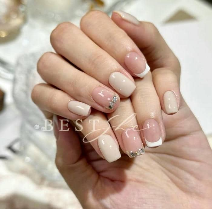 mẫu nail tay ngắn