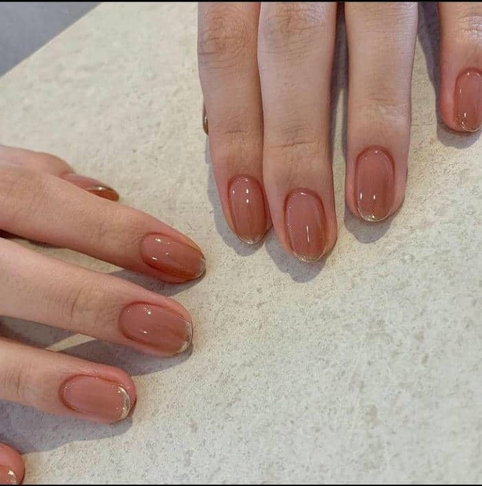 mẫu nail hồng nhẹ nhàng